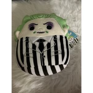 Squishmallows Plush BEETLEJUICE Tim burton 8" 2024 Halloween NWT Gift Kids